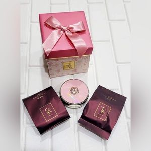 The saga of Xiu Pink Peony Special Edition Jadan Sun Glow Cushion Set Shade #21